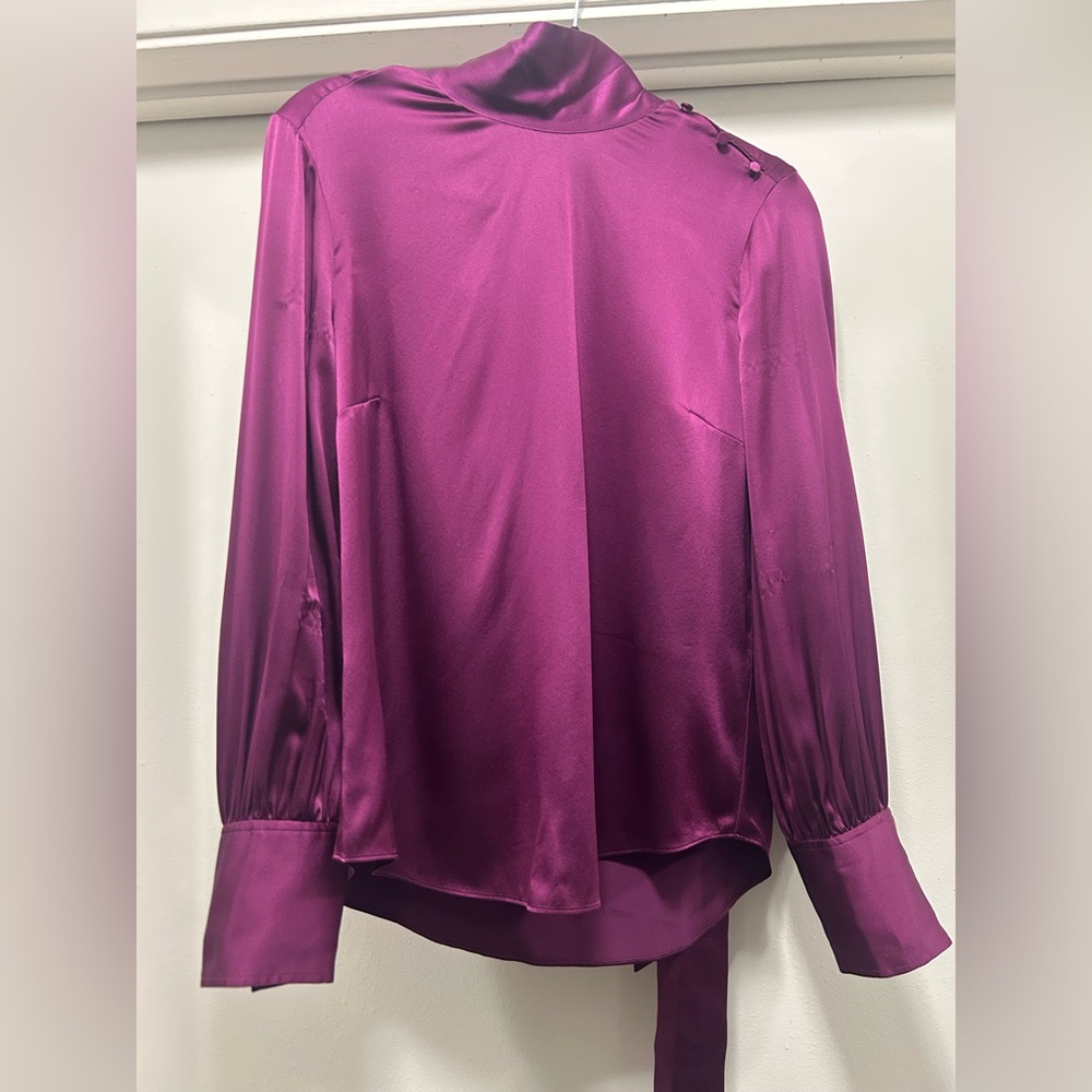 J crew Collection B Rich Purple Blouse
